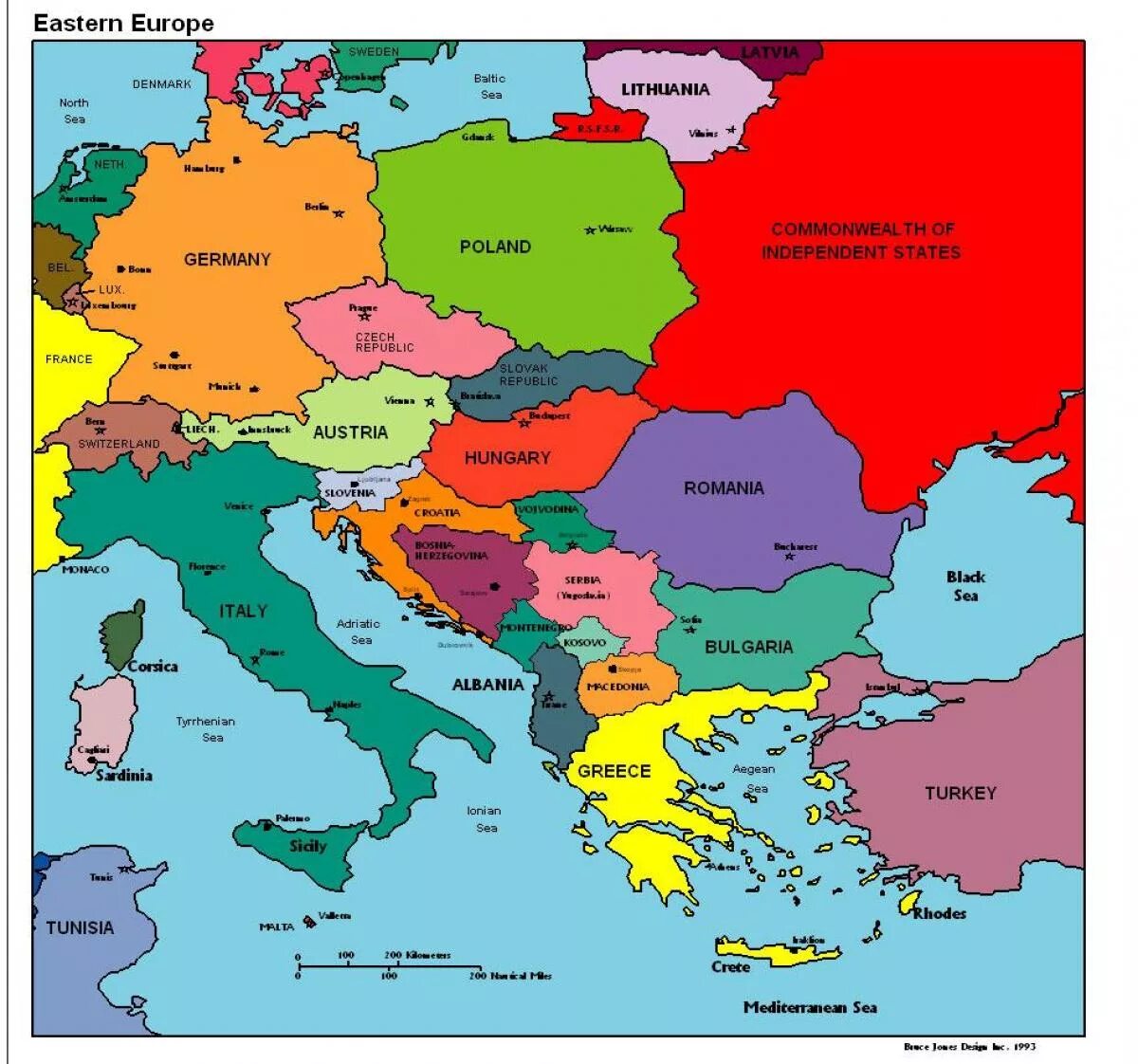 Восточной европы а также. Eastern Europe Countries карта. Восточная Европа. Страны центральной и Восточной Европы на карте. Расположение Восточной Европы.