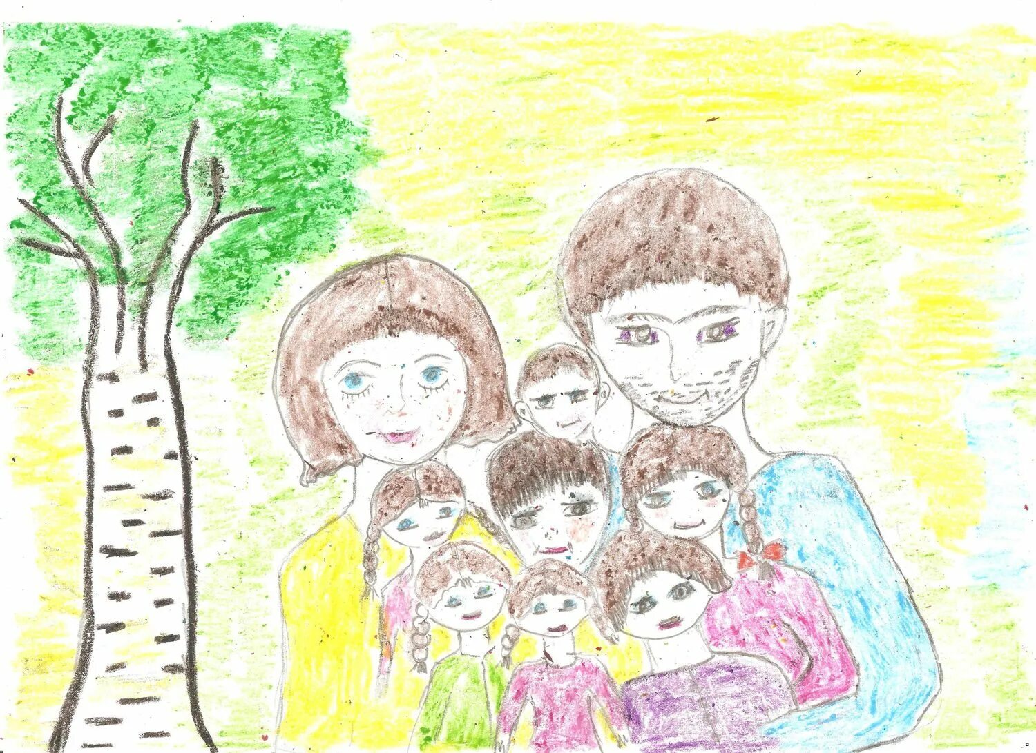Конкурсы про семью для дошкольников. Рисунок на день семьи. День семьи рисование. День семьи иллюстрации. Рисунок моя семья.