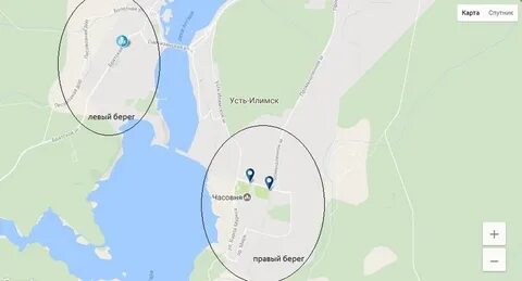 Показать на карте усть