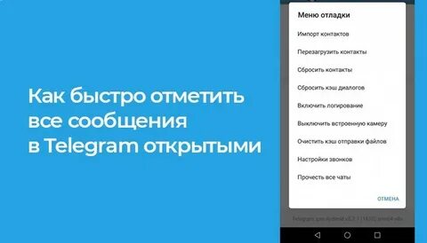 Как узнать что сообщение прочитано в телеграмме