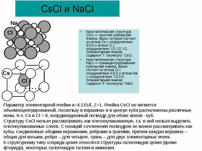 Nacl кристаллическая. Кристаллическая структура CSCL. Структурный Тип NACL И CSCL. Элементарная ячейка хлорида натрия. Структурный Тип NACL.