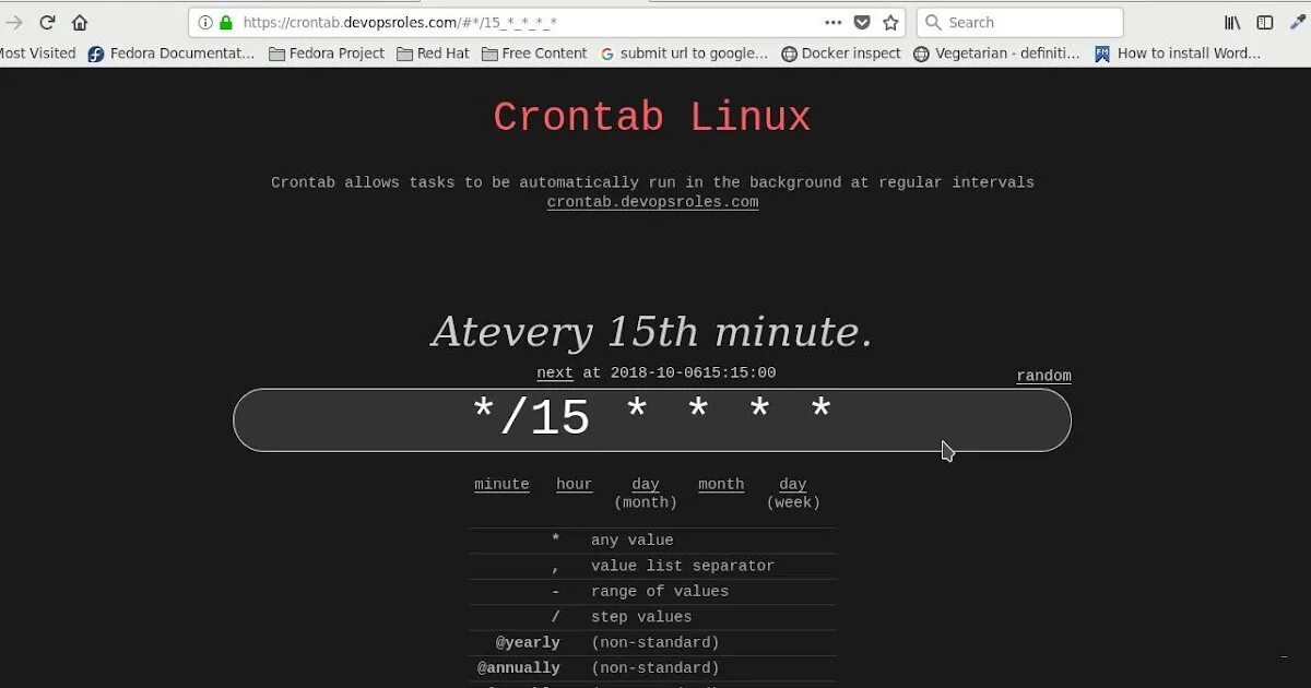 Cron каждый час пример Linux crontab - 15/47