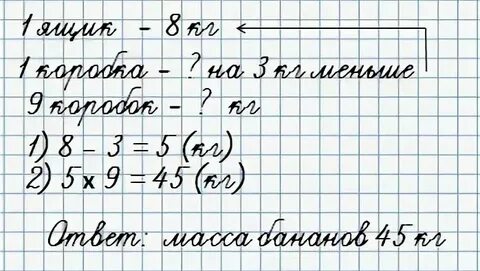 Масса одного ящика с мандаринами 8 кг