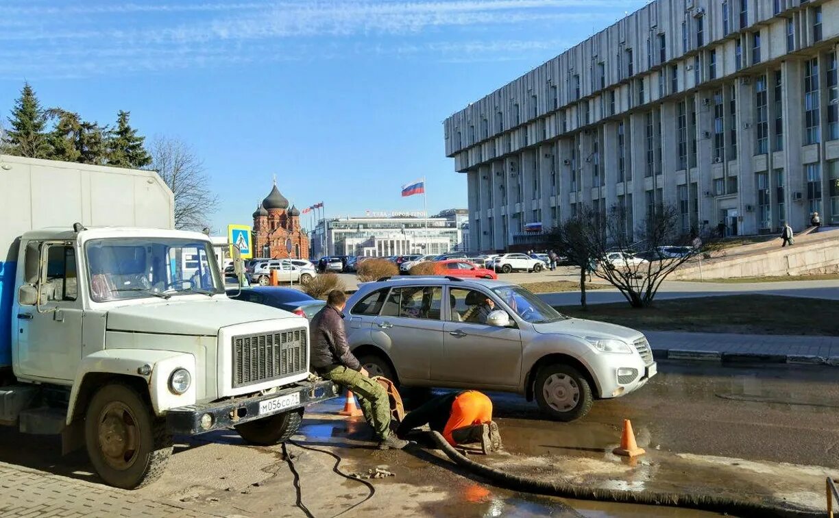 Коммунальная авария в Туле сейчас. Водоканал Тула фото. Телефон тульского водоканала