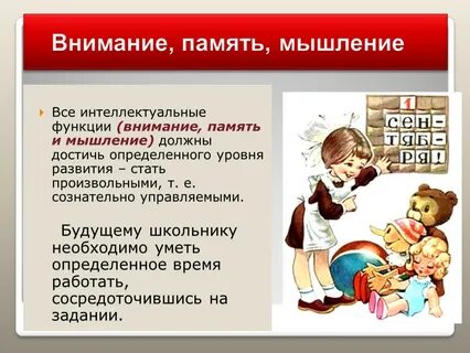 Внимание память мышление