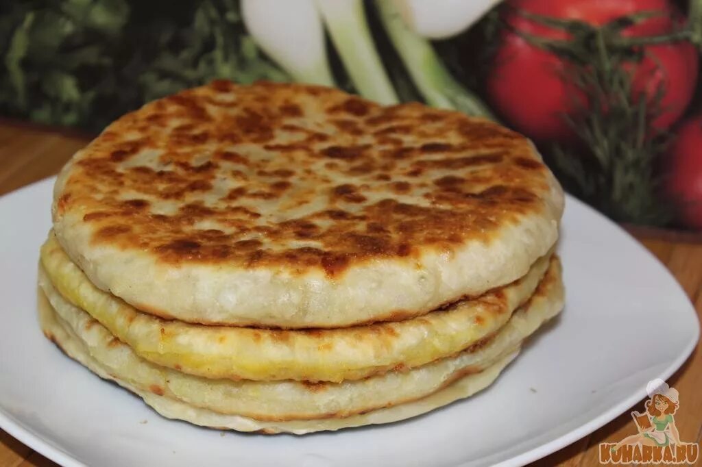 Лепешки на сметане на сковороде пышные