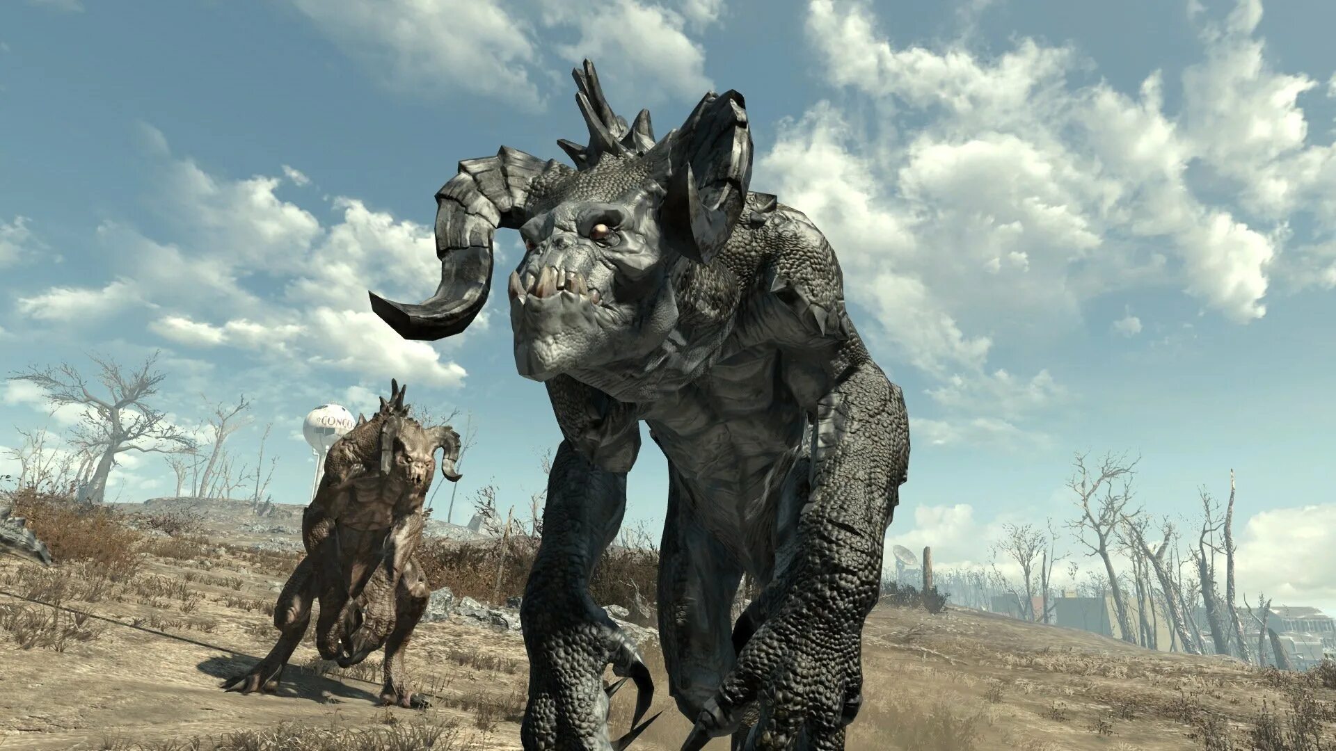 Fallout deathclaw. Фоллаут 4 гигантский коготь смерти.