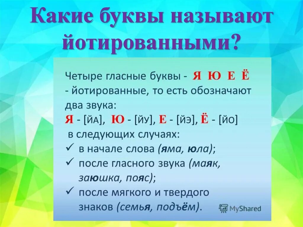 Как поставить твердый звук. Йотированные гласные. Правило йотированных гласных. Йотированные гласные звуки. Иютированные согласные.