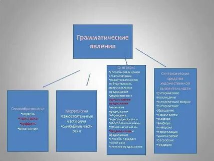 Грамматические явления