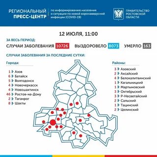 Ситуация коронавирус ростов на дону сегодня