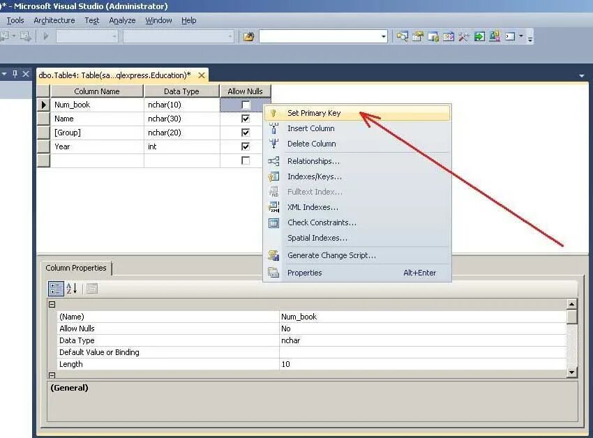 C local database