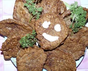 Печеночные оладьи без муки