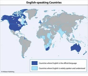 English speaking countries of the world