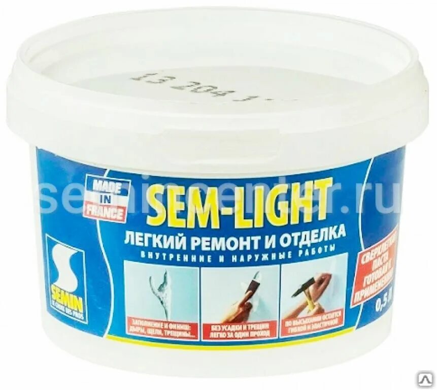 Шпаклевка Semin sem-Light. Шпаклевка безусадочная Семин сверхлегкая Semin sem-Light. Semin шпатлевка sem-Light 1 кг. Шпатлевка финишная "Semin sem Light" (кг).