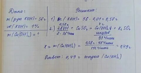 Взаимодействие алюминия и раствора гидроксида калия