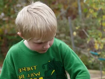Planting boy