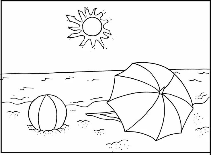 Air, Land, and Sea Coloring Page