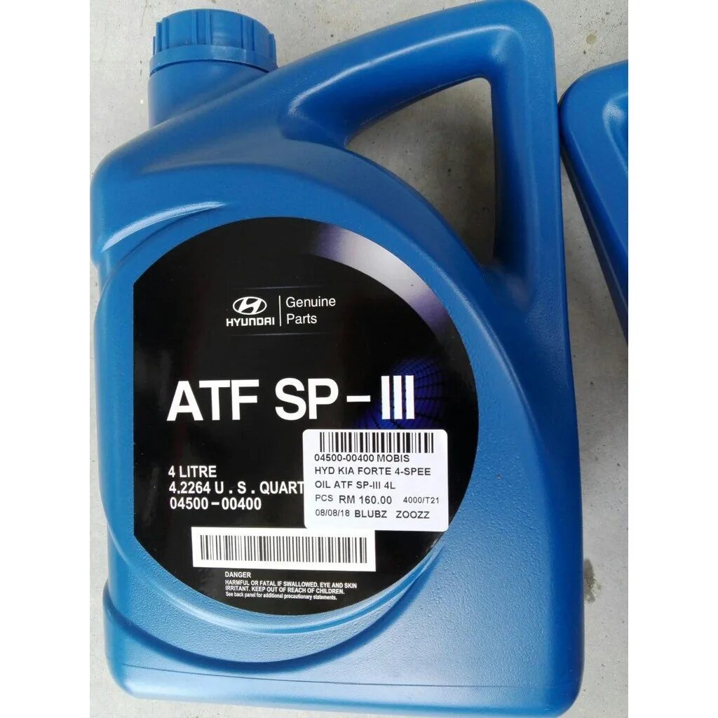 Atf хендай. Hyundai Kia ATF sp3. ATF sp3 Hyundai Genuine Parts. Хендай Киа АТФ СП 3. Hyundai-Kia ATF SP-III.