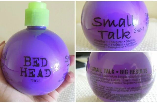 Bed head Tigi small talk золотое яблоко. Tigi Bed head small talk. Small talk для волос. Крем Тиджи смол толк. Small head на русском