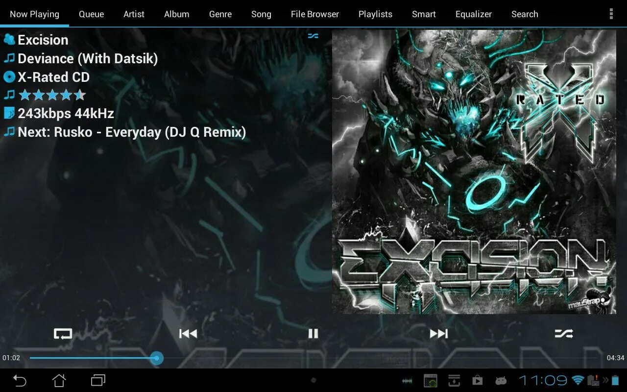 Excision, Datsik. GONEMAD 1.6. GONEMAD Music Player. Музыкальный плеер 8 бит.