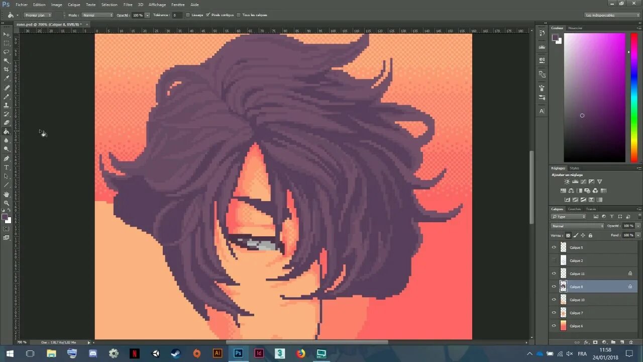How to pixel art