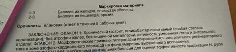 Биопсия желудка это