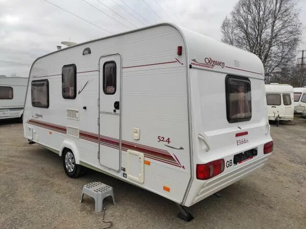 Караван автодом. RTS Trailer turist прицеп-дача. Elddis Odyssey. Прицеп дом на колесах Караван 340.