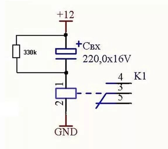 Схема включения реле с задержкой включения 12 вольт. Схема задержки включения реле на 12 вольт на конденсаторе. Задержка включения реле 12в схема на конденсаторах. Схема задержки включения реле на 5 вольт. Плавная 24