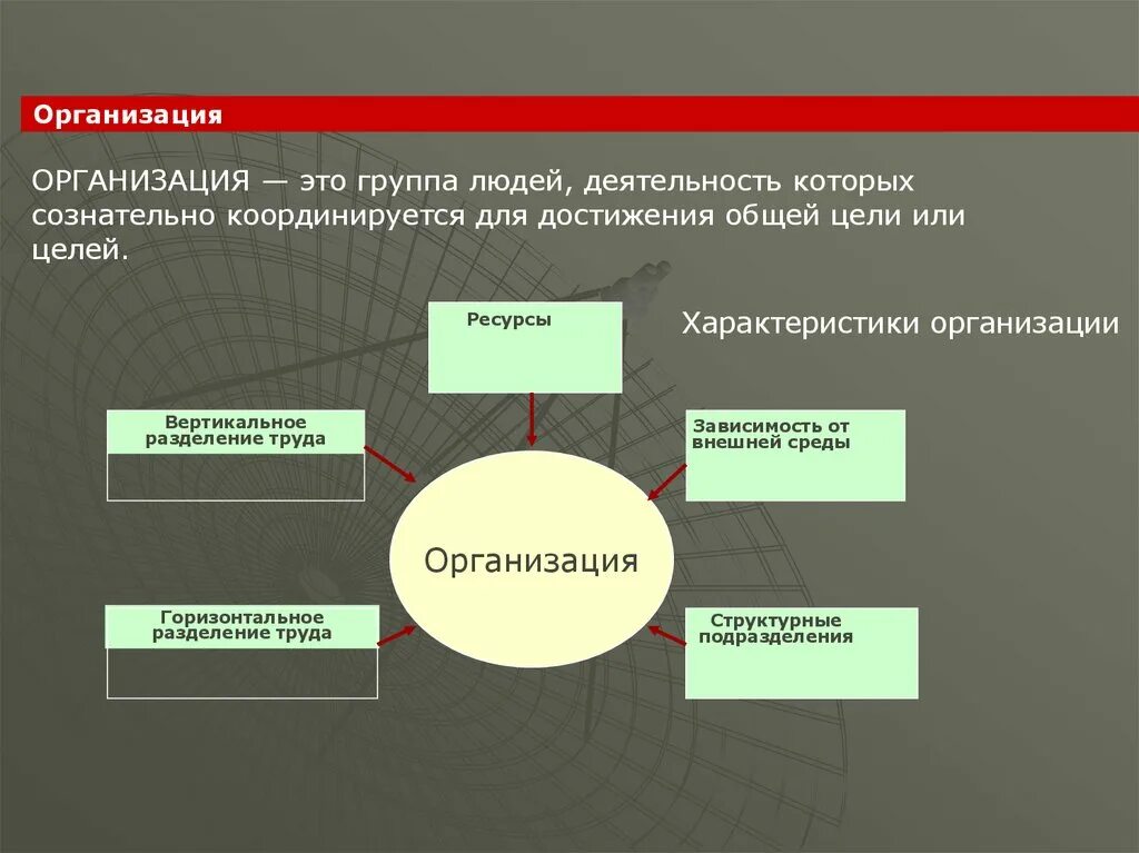 Союз для достижения общей цели. Организация это группа людей деятельность которых. Организация – это группа людей, деятельность которых сознательно. Ресурсы для цели. Группа людей деятельность которых координируется общей целью.