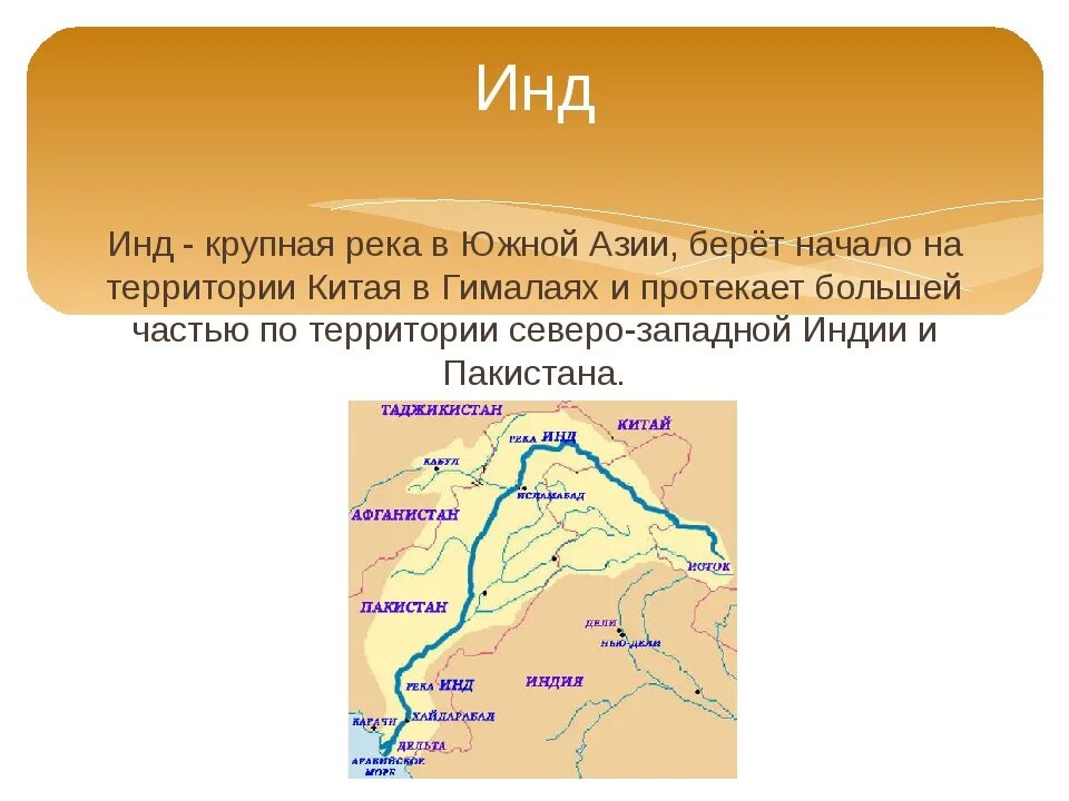 Исток реки инд. Направление реки инд. Крупные реки Азии. Назовите реки азии