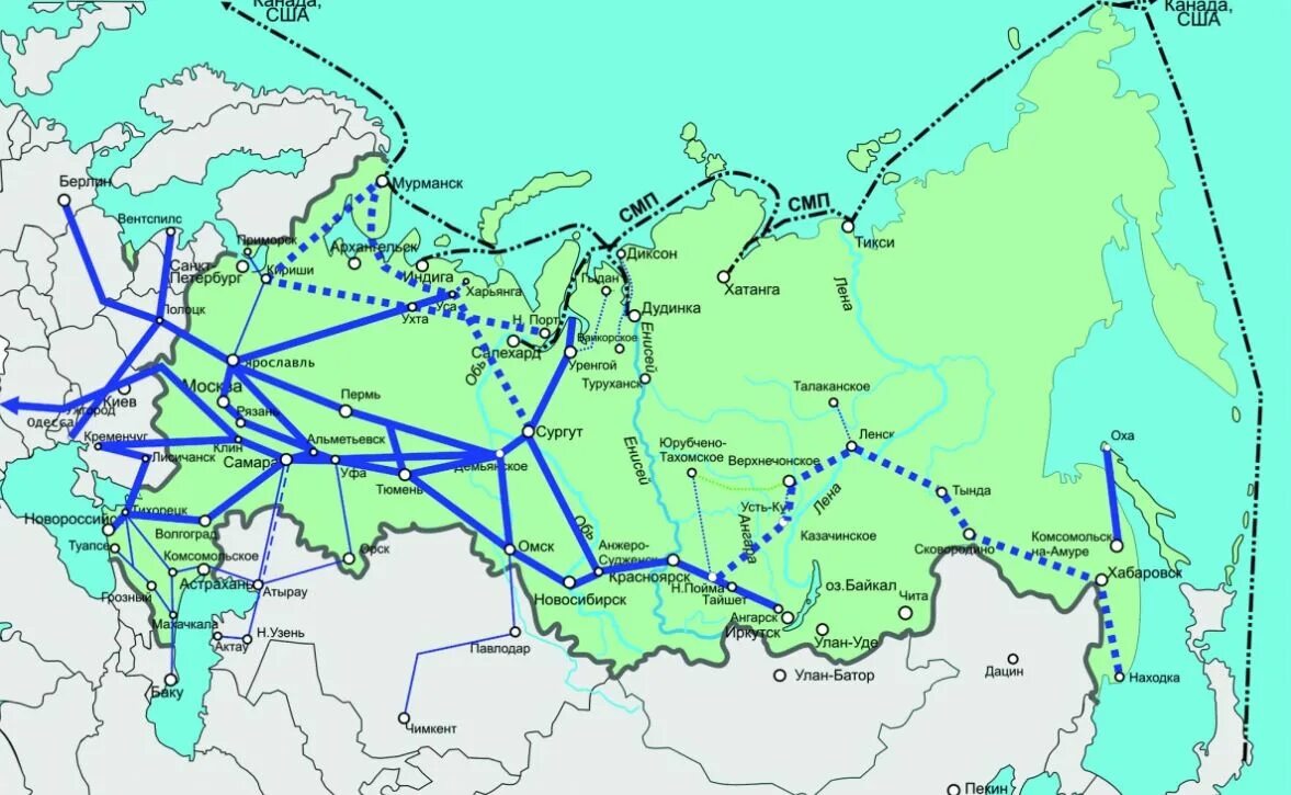 Карта нефтепроводов россии. Карта магистральных газопроводов России. Крупные магистральные нефтепроводы России. Газопроводы и нефтепроводы России на карте. Схема магистральных нефтепроводов России.