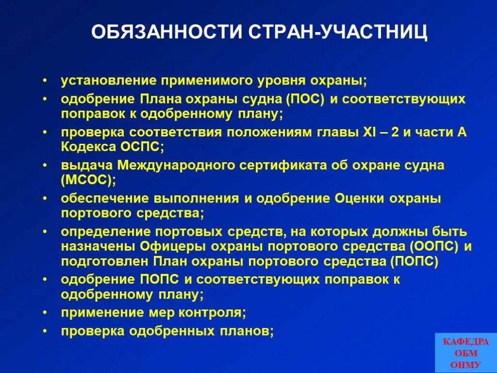 Уровень охраны 1. Основные положения кодекса ОСПС. ОСПС уровни охраны. План охраны судна ОСПС. ОСПС уровни охраны судов.