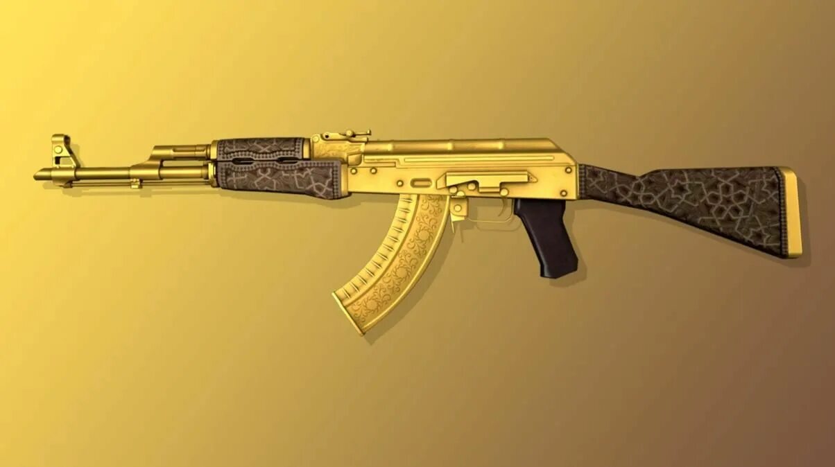 Ak 47 gold. Gold ak. Золотой ак саддама хусейна. Золотой ак 47 cs go. Ак 47 золотой калаш.