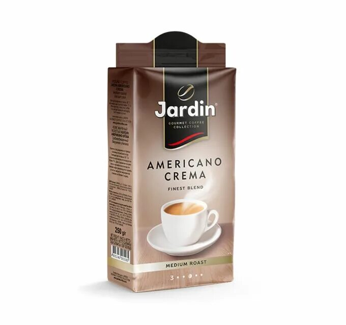 Jardin crema отзывы. Кофе молотый jardin americano crema, 250 г. кофе жардин американо крема молотый 250г ву. кофе жардин американо крема. кофе молотый жардин 250г арабика.