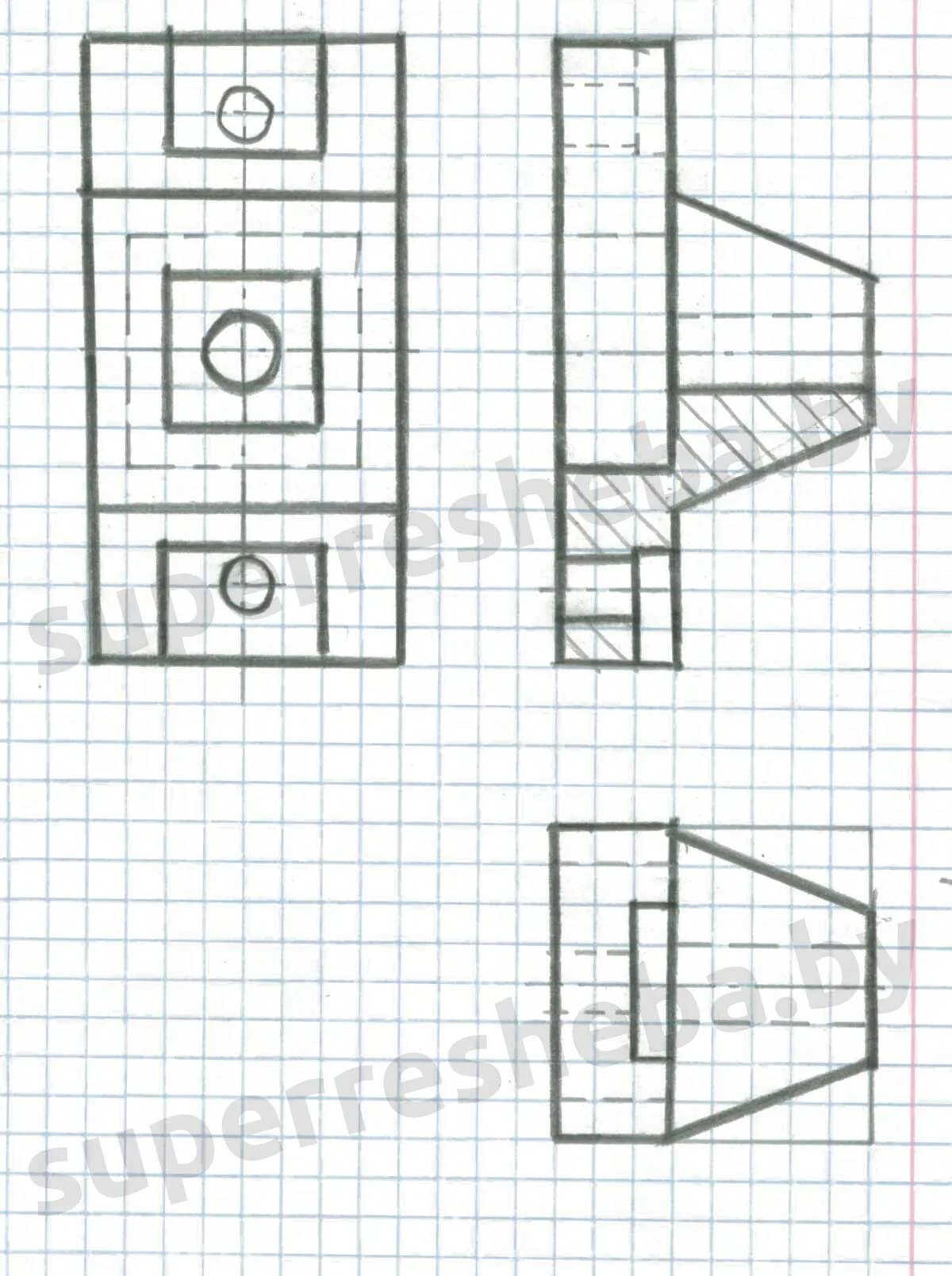Аксонометрическая проекция параллелепипеда. Практическая работа 9 черчение 10. Черчение 10 класс. П. Дополнительный вид на чертеже.