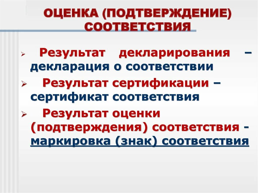 Оценка подтверждения