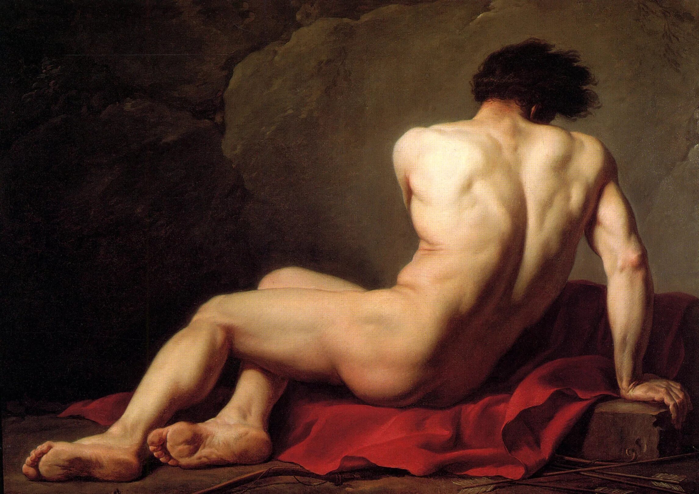Nue. Jacques-Louis David, (1748-1825)..