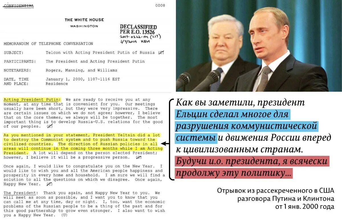 После выбора президента будет мобилизация. Россия при Ельцине и Путине.