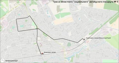 Маршруты автобусов ладожская