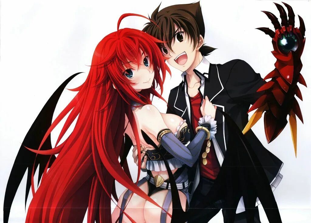 Риас Гремори. High School DXD Issei and Rias. Rias Gremory and Issei. High School DXD Rias x Issei. Rias x