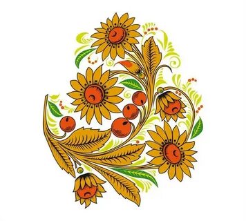 Русско народные цветы