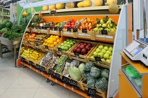 Магазин где продают овощи и фрукты