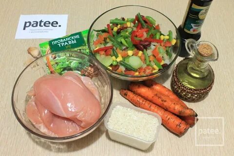 Рецепт с мексиканской смесью и курицей