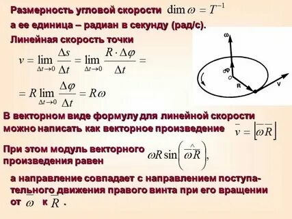 Угловая скорость это скорость поворота