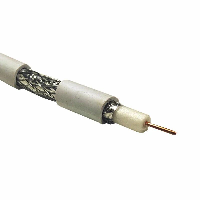 Коаксиальный кабель телевизионный. Кабель tv коаксиальный rg-6, 75 ом, омедненный, белый (бухта-100п.м.). кабель tv коаксиальный rg-6, 75 ом, омедненный, белый. кабель коаксиальный rg-58. кабель коаксиальный 75 ом rg6.