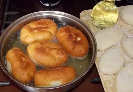 Пирожки в масле жареные на сковороде рецепт