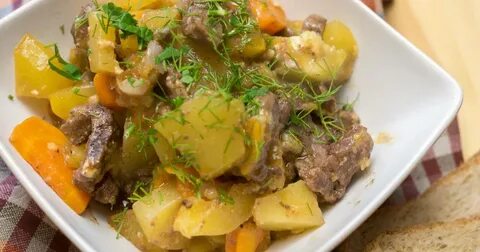 Мясо с овощами простой рецепт