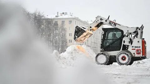 Снегопад уборка снега