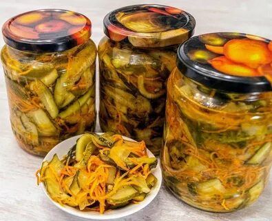 Салат огурцы кабачки перец на зиму