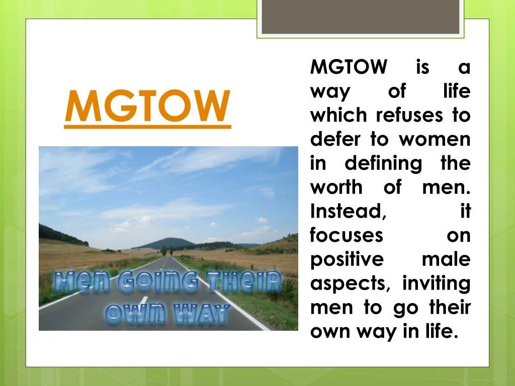 Mgtow. Everyone has their own way in life. In their own way. Красивый закат дорога. Человек на перекрестке.